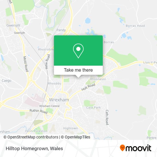 Hilltop Homegrown map