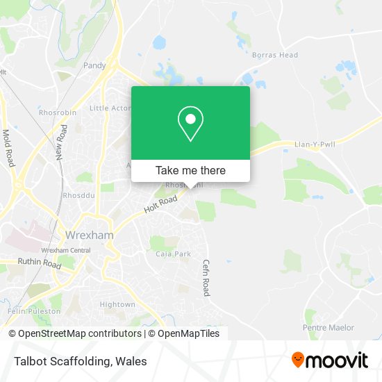 Talbot Scaffolding map