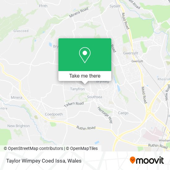 Taylor Wimpey Coed Issa map