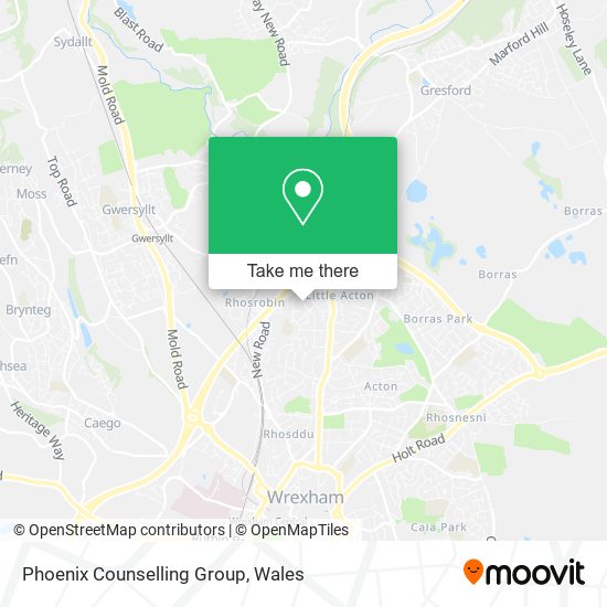 Phoenix Counselling Group map
