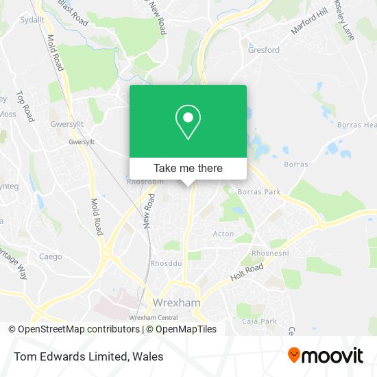 Tom Edwards Limited map
