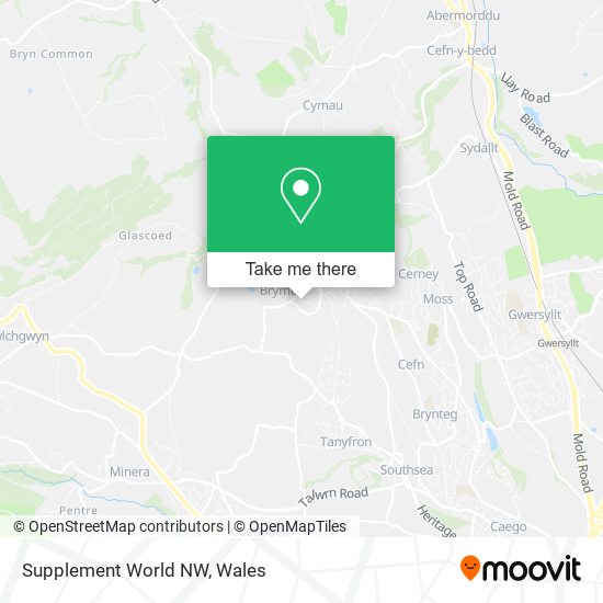 Supplement World NW map