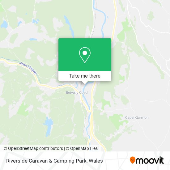 Riverside Caravan & Camping Park map