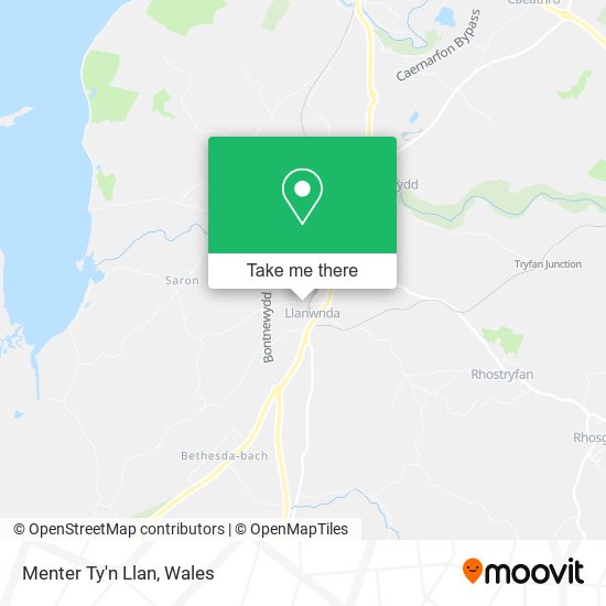 Menter Ty'n Llan map