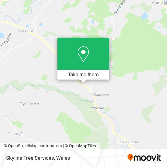 Skyline Tree Services map