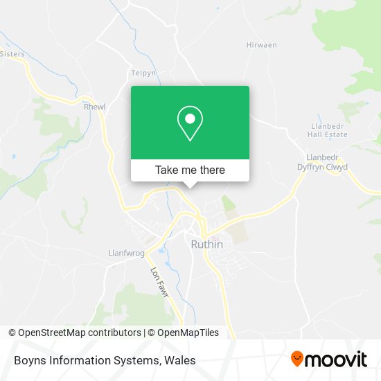 Boyns Information Systems map