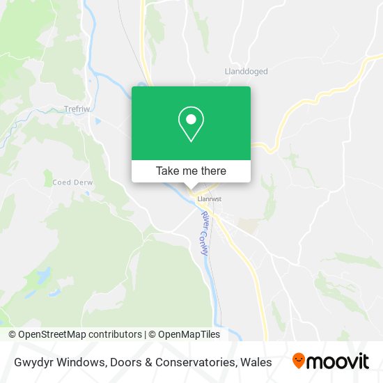 Gwydyr Windows, Doors & Conservatories map