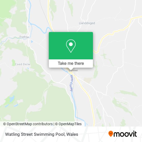 Watling Street Swimming Pool map