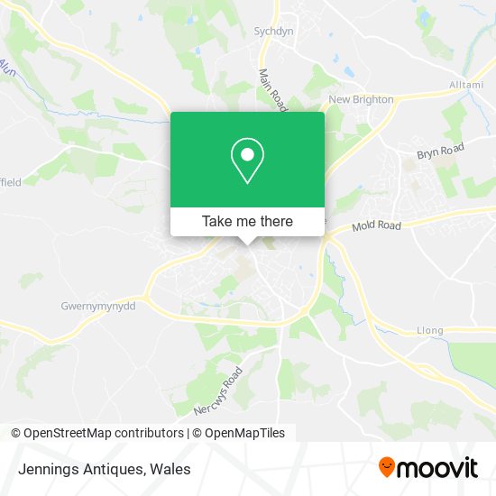 Jennings Antiques map