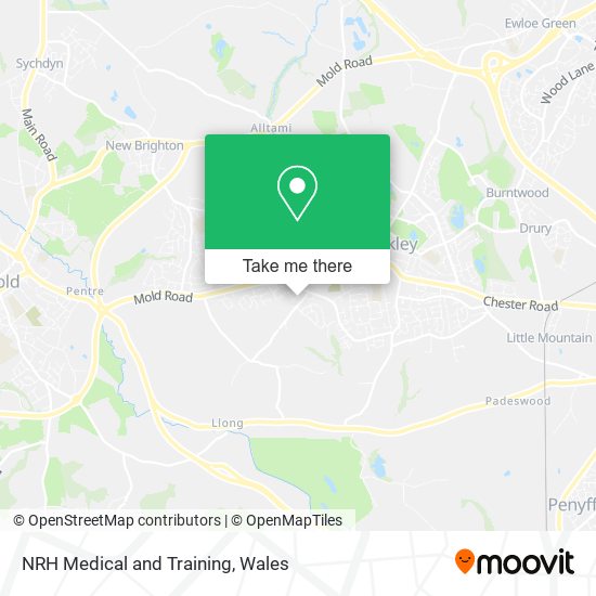 NRH Medical and Training map