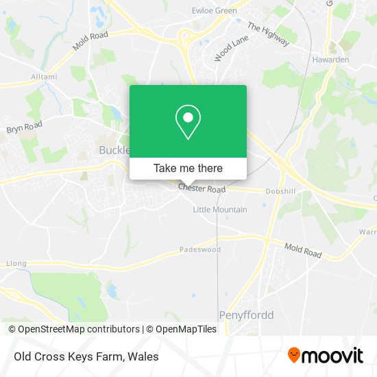 Old Cross Keys Farm map