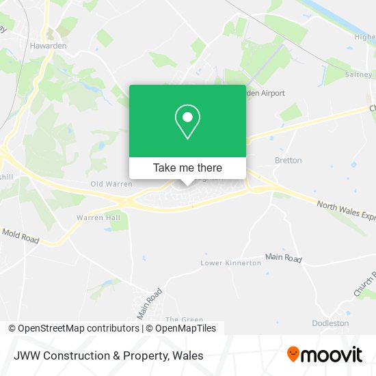 JWW Construction & Property map