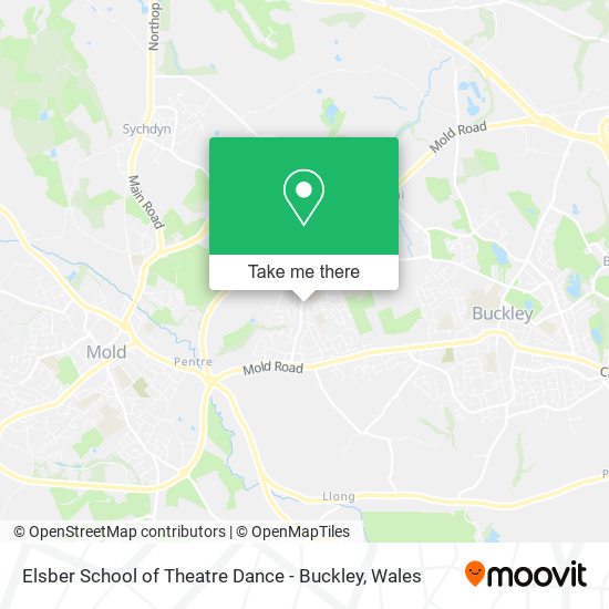 Elsber School of Theatre Dance - Buckley map