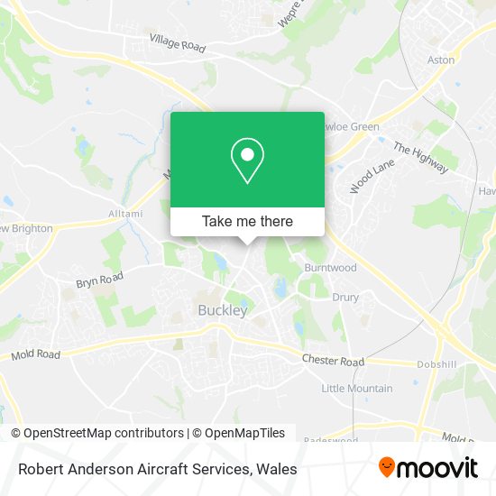 Robert Anderson Aircraft Services map