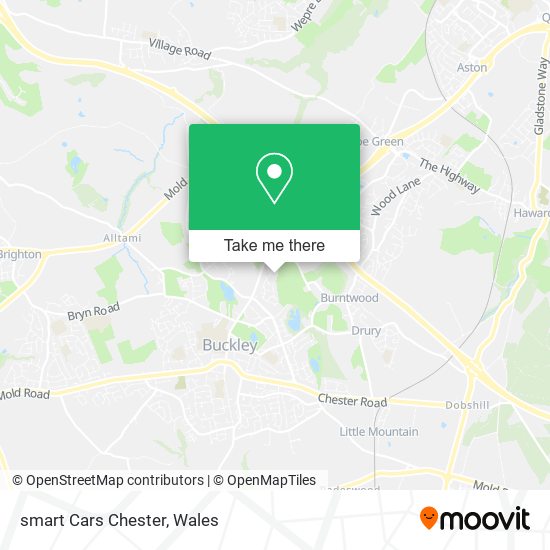smart Cars Chester map
