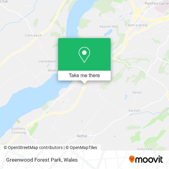 Greenwood Forest Park map