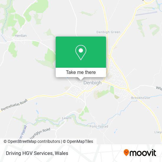 Driving HGV Services map