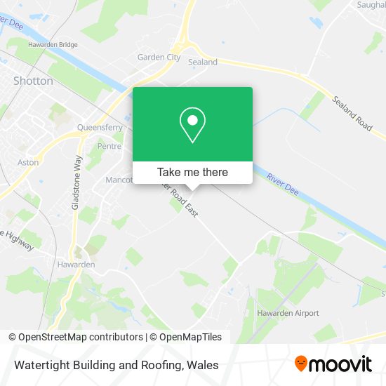Watertight Building and Roofing map