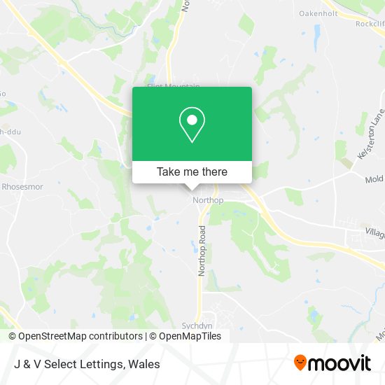 J & V Select Lettings map