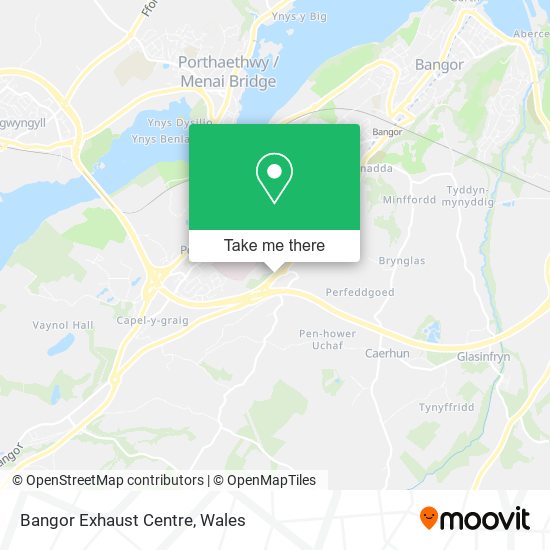 Bangor Exhaust Centre map