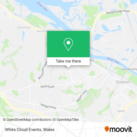 White Cloud Events map