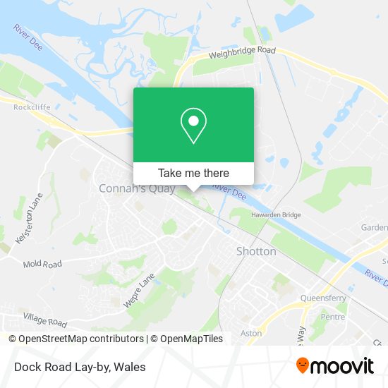 Dock Road Lay-by map