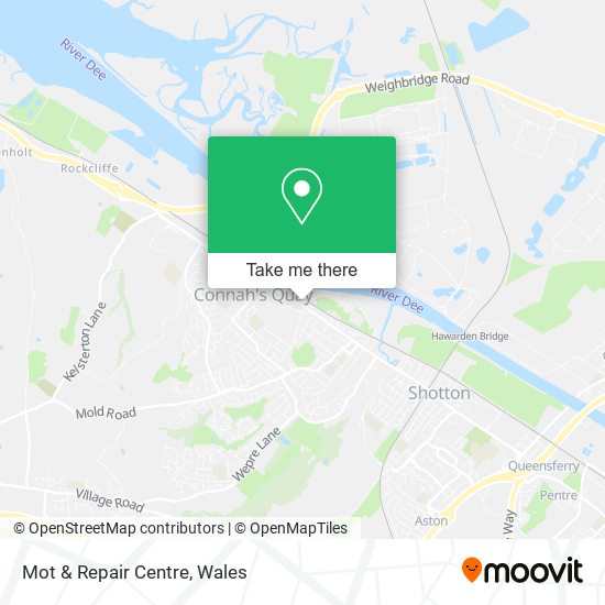 Mot & Repair Centre map