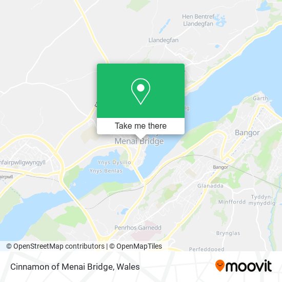 Cinnamon of Menai Bridge map