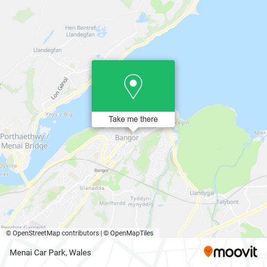 Menai Car Park map