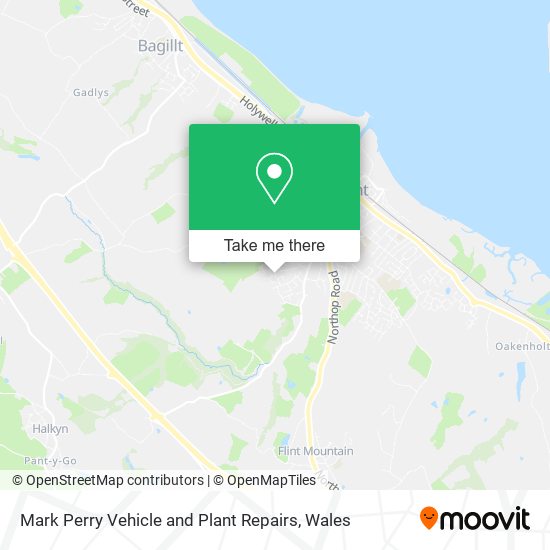 Mark Perry Vehicle and Plant Repairs map