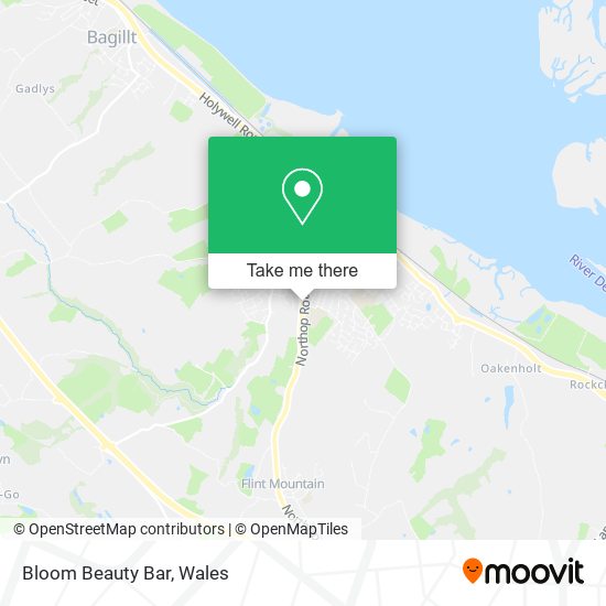 Bloom Beauty Bar map