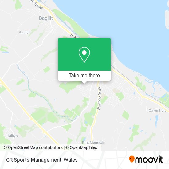 CR Sports Management map