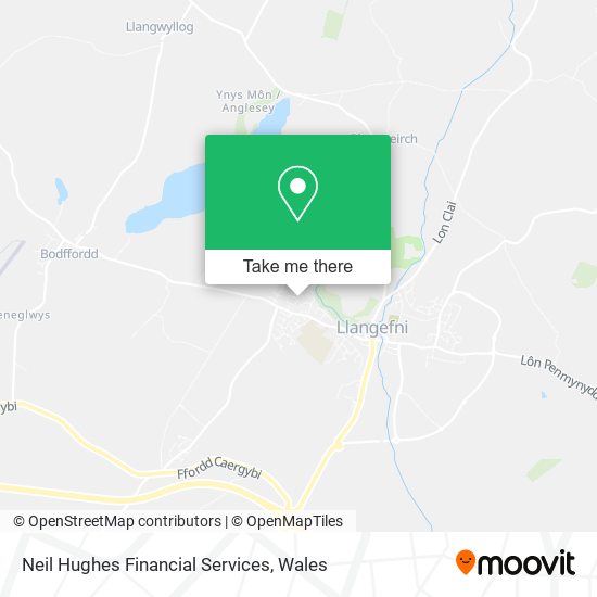 Neil Hughes Financial Services map