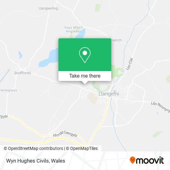 Wyn Hughes Civils map
