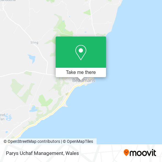 Parys Uchaf Management map