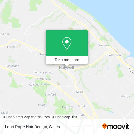 Louri Pope Hair Design map