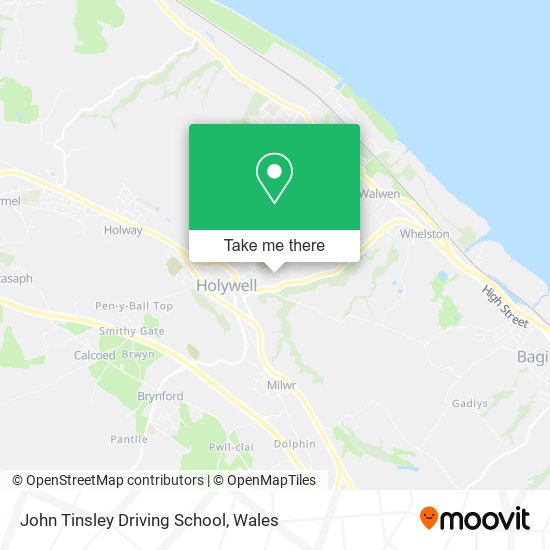 John Tinsley Driving School map