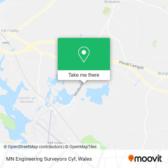 MN Engineering Surveyors Cyf map