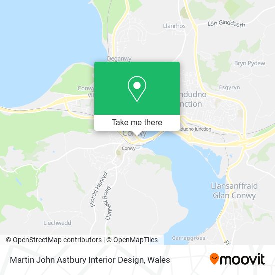 Martin John Astbury Interior Design map