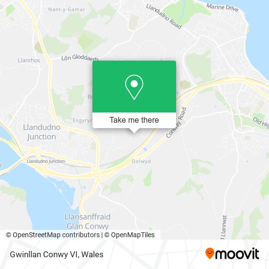 Gwinllan Conwy VI map