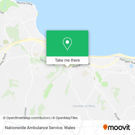 Nationwide Ambulance Service map