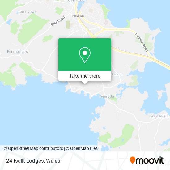 24 Isallt Lodges map