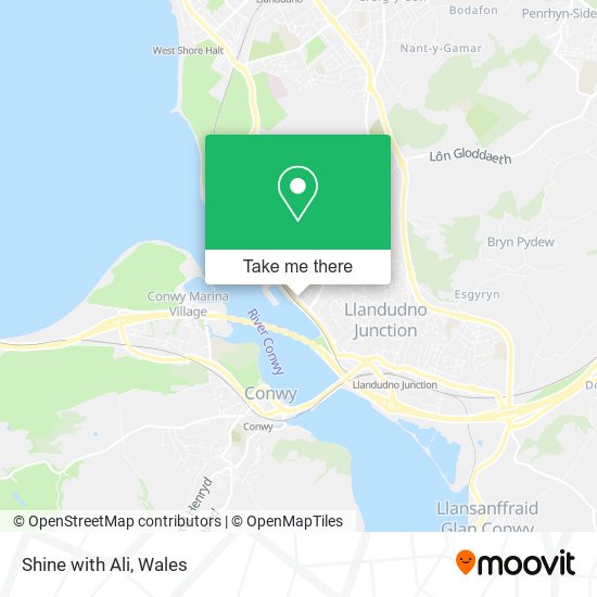 Shine with Ali map