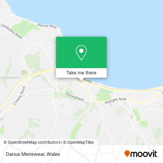 Darius Menswear map
