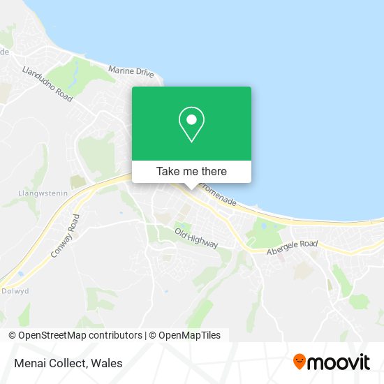 Menai Collect map