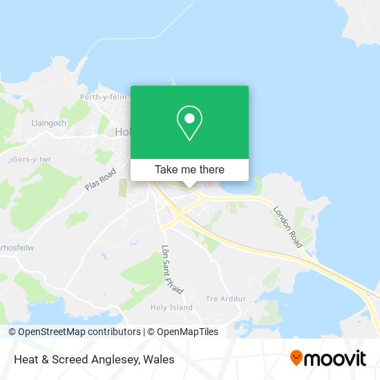 Heat & Screed Anglesey map