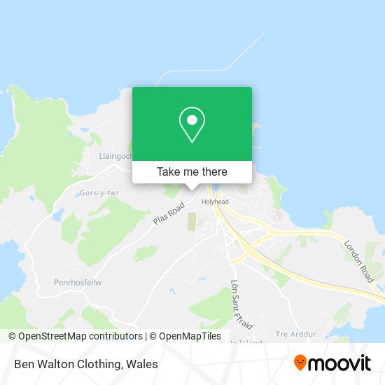 Ben Walton Clothing map