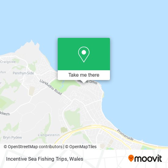 Incentive Sea Fishing Trips map