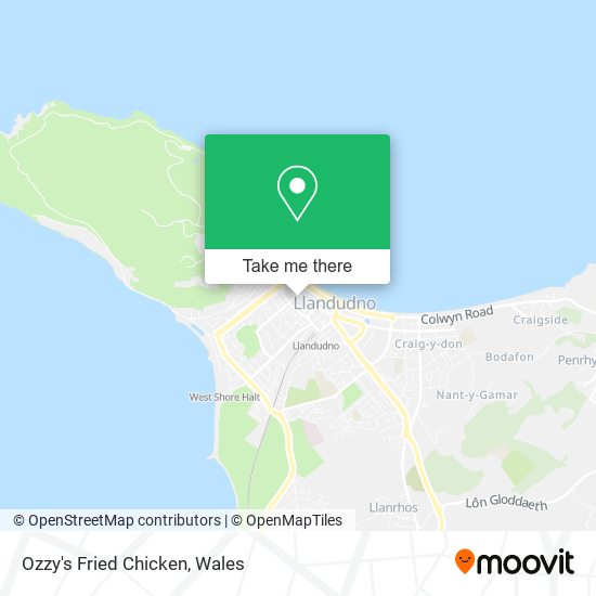Ozzy's Fried Chicken map