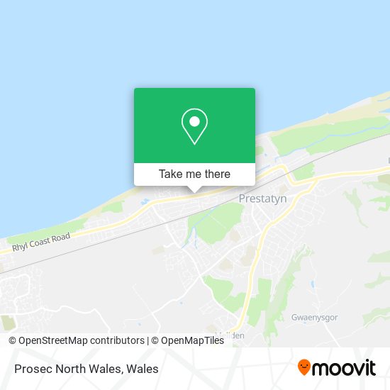 Prosec North Wales map